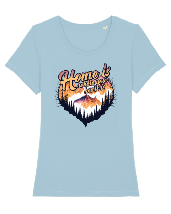 pentru pasionații de drumeții - Home is where your heart is Sky Blue