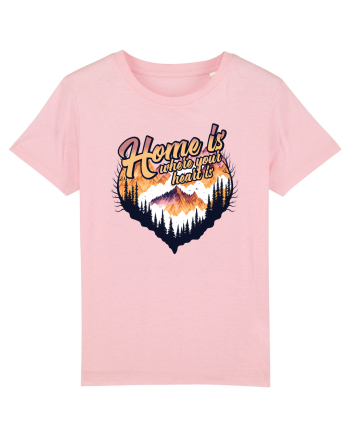 pentru pasionații de drumeții - Home is where your heart is Cotton Pink