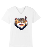 pentru pasionații de drumeții - Home is where your heart is Tricou mânecă scurtă guler V Bărbat Presenter