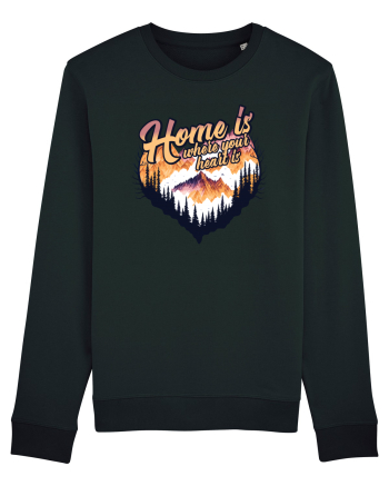 pentru pasionații de drumeții - Home is where your heart is Black
