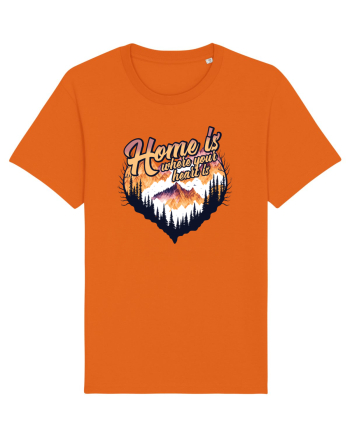 pentru pasionații de drumeții - Home is where your heart is Bright Orange