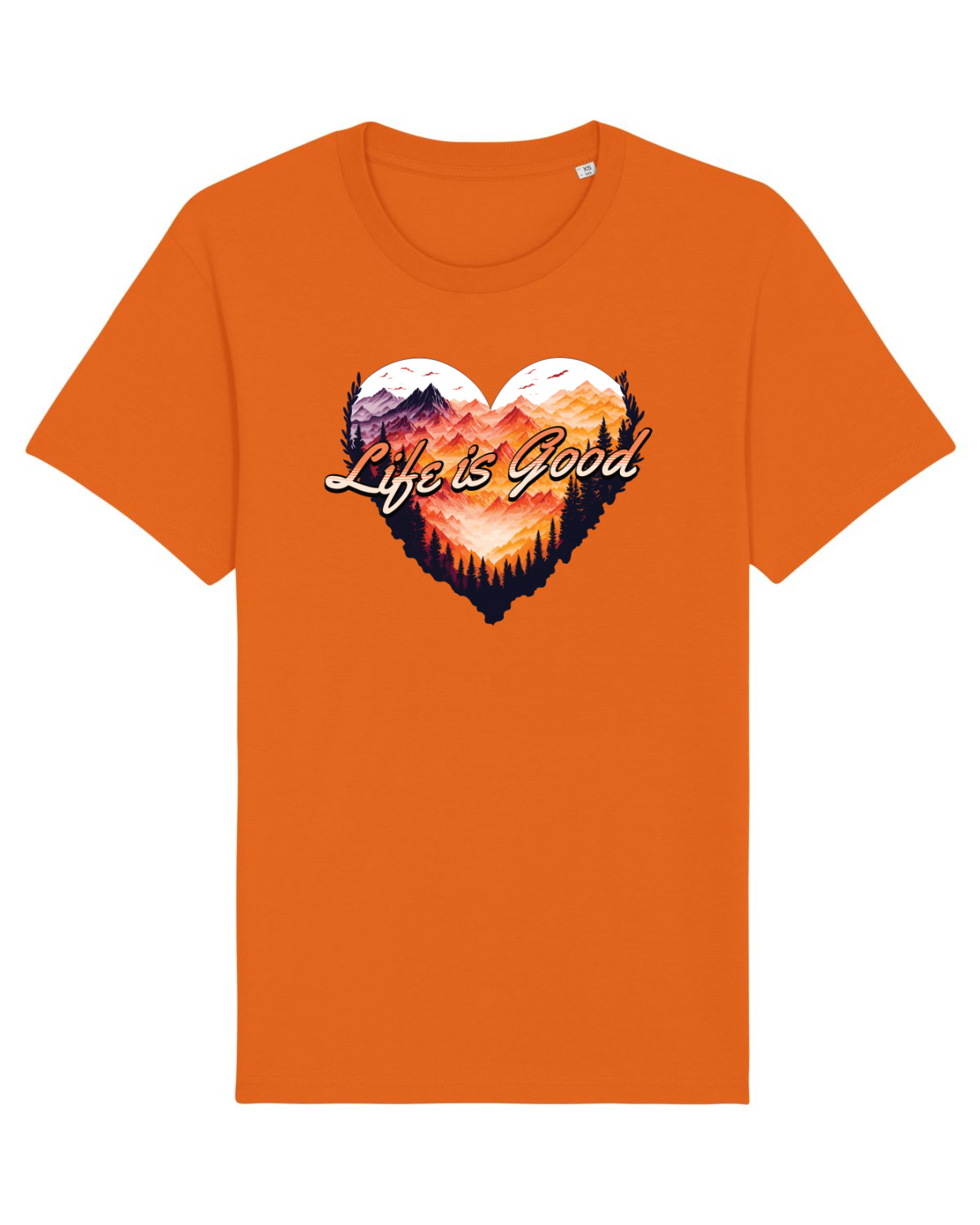 Tricou mânecă scurtă Unisex Rocker Bright Orange