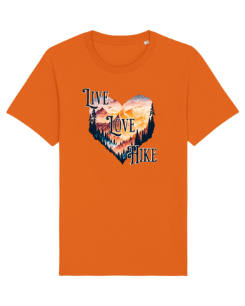 pentru pasionații de drumeții - Live love hike Bright Orange