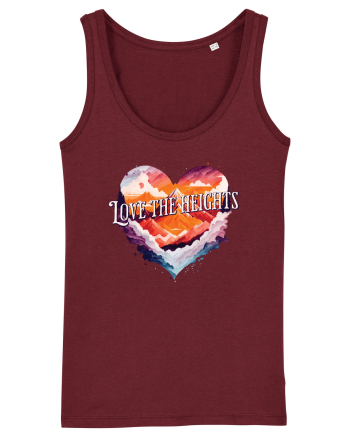 pentru pasionații de drumeții - Love the heights Burgundy