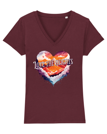 pentru pasionații de drumeții - Love the heights Burgundy