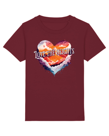pentru pasionații de drumeții - Love the heights Burgundy