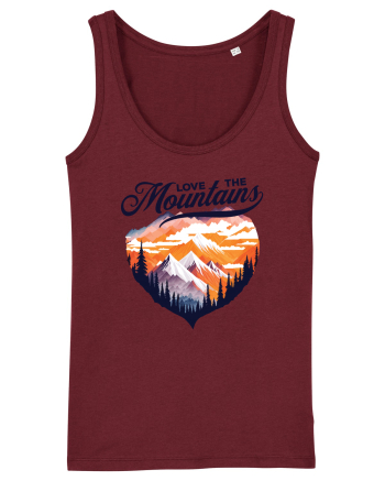 pentru pasionații de drumeții - Love the mountains Burgundy