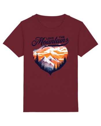 pentru pasionații de drumeții - Love the mountains Burgundy