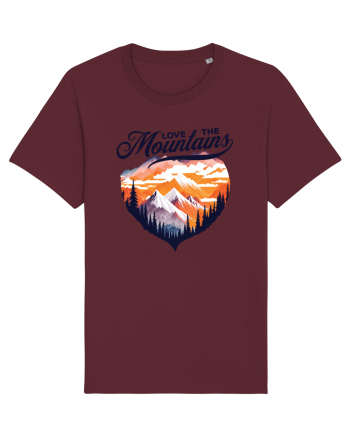 pentru pasionații de drumeții - Love the mountains Burgundy
