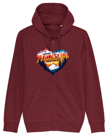 pentru pasionații de drumeții - Loving the mountains since forever Burgundy