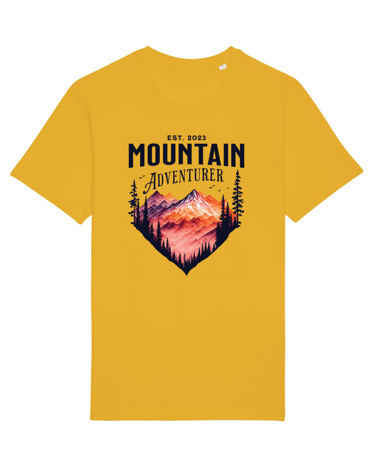 Tricou mânecă scurtă Unisex Rocker Spectra Yellow