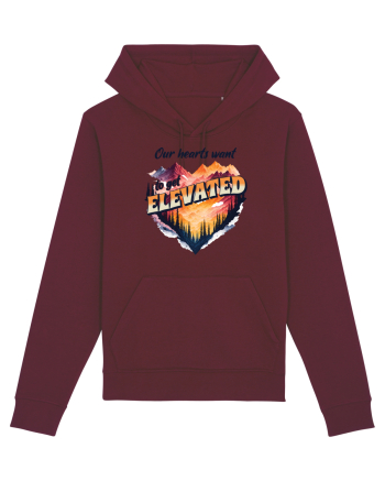 pentru pasionații de drumeții - Our hearts want to get elevated Burgundy