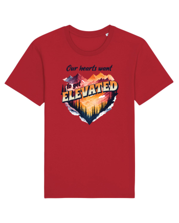 pentru pasionații de drumeții - Our hearts want to get elevated Red