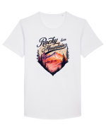pentru pasionații de drumeții - Rocky Mountains and co Tricou mânecă scurtă guler larg Bărbat Skater