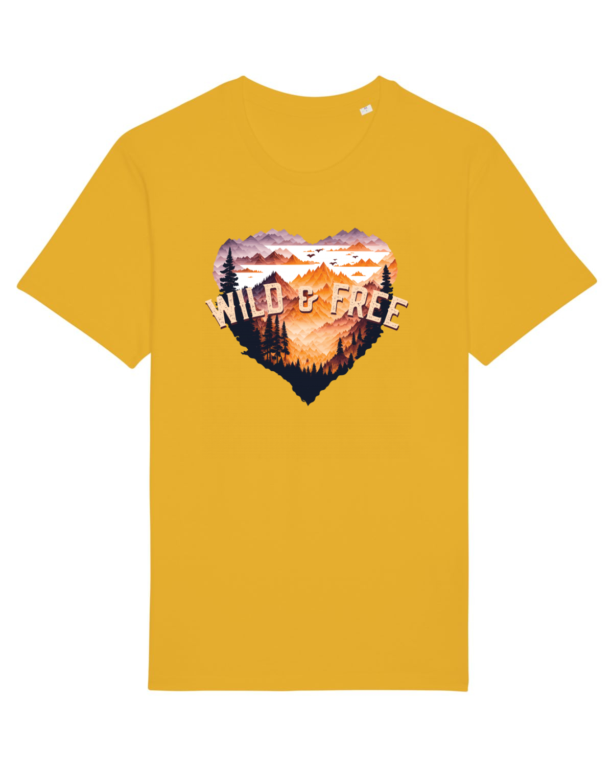 Tricou mânecă scurtă Unisex Rocker Spectra Yellow