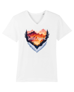 pentru pasionații de drumeții - Wild heart Tricou mânecă scurtă guler V Bărbat Presenter