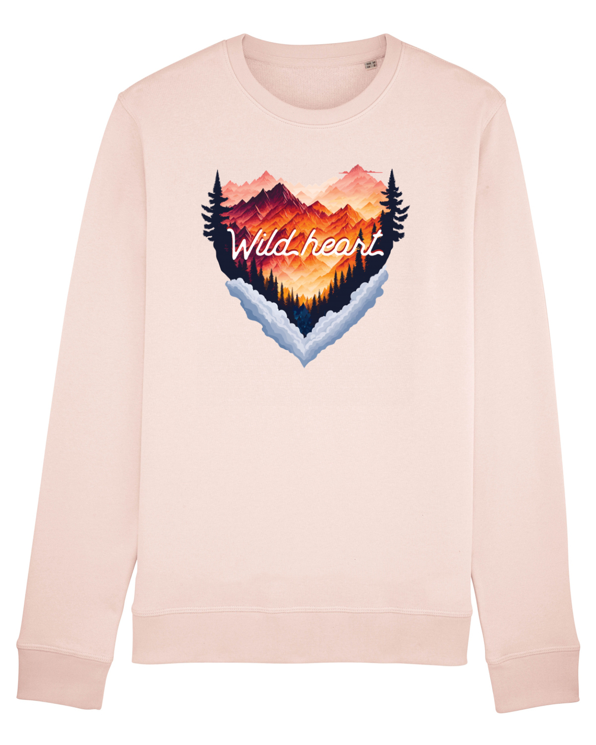 Bluză mânecă lungă Unisex Rise Candy Pink
