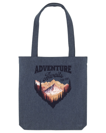 in stil grunge - Adventure awaits for you Midnight Blue