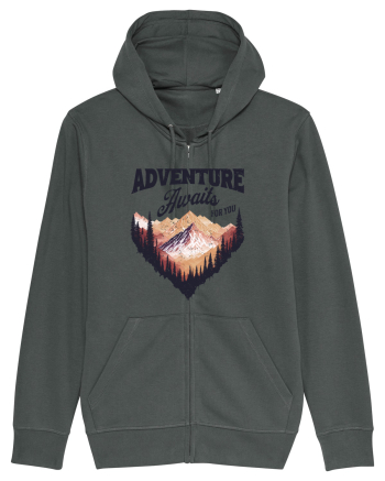 in stil grunge - Adventure awaits for you Anthracite