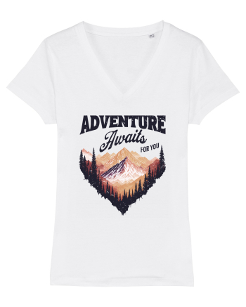in stil grunge - Adventure awaits for you White