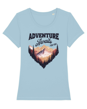 in stil grunge - Adventure awaits for you Sky Blue