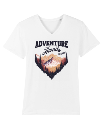 in stil grunge - Adventure awaits for you White