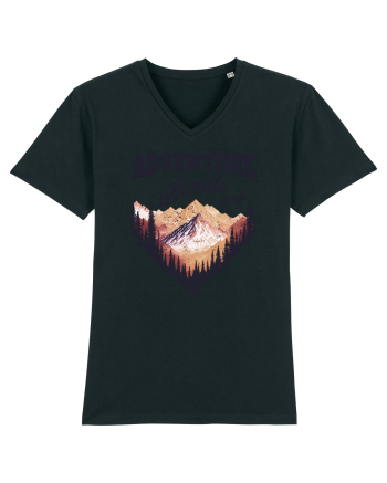 in stil grunge - Adventure awaits for you Black