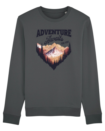 in stil grunge - Adventure awaits for you Anthracite