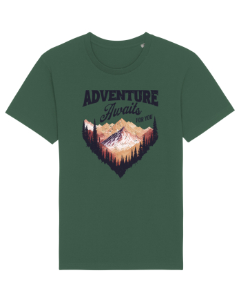 in stil grunge - Adventure awaits for you Bottle Green