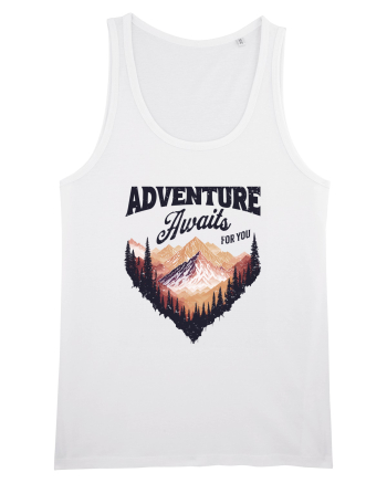 in stil grunge - Adventure awaits for you White