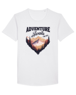 in stil grunge - Adventure awaits for you Tricou mânecă scurtă guler larg Bărbat Skater