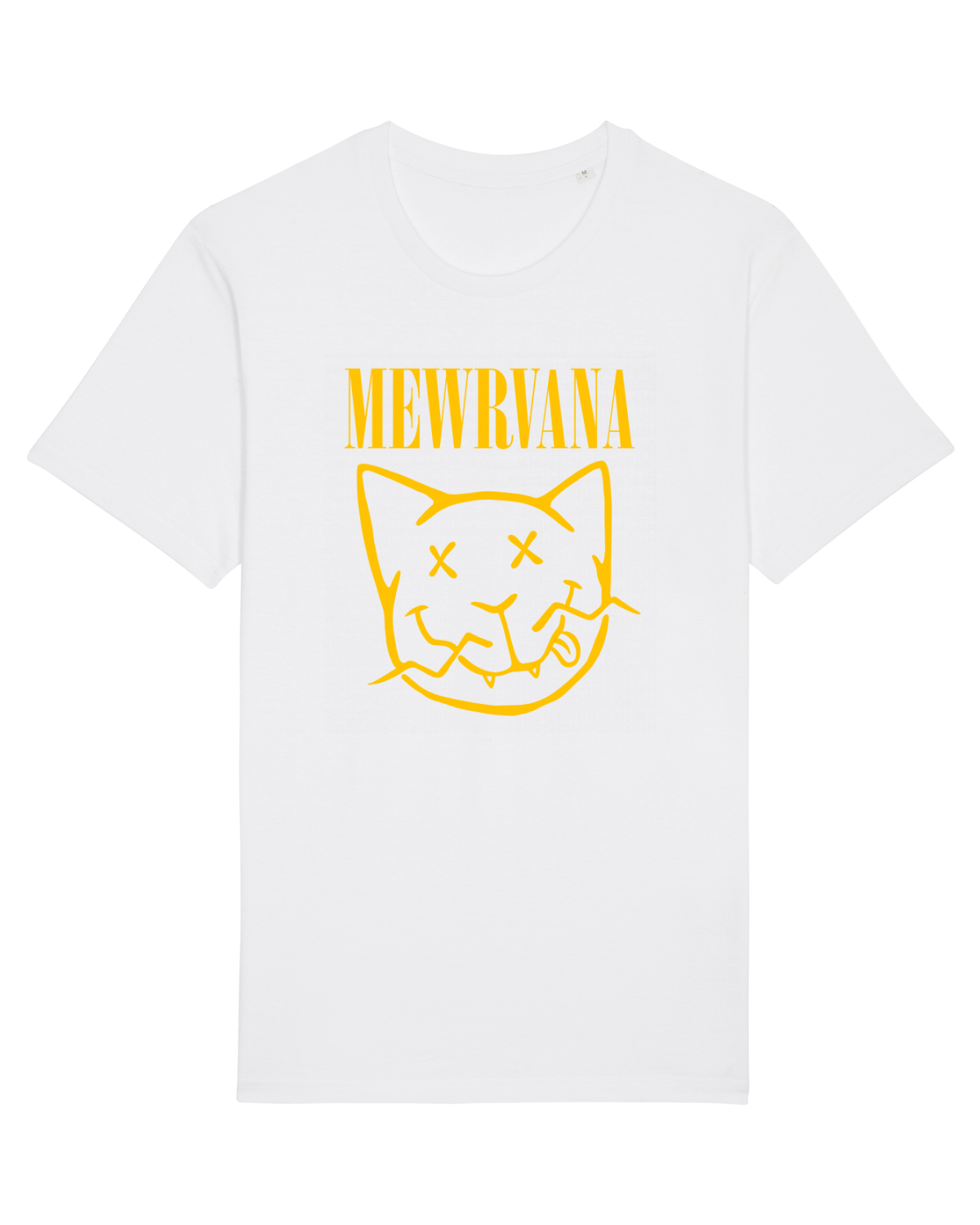 Tricou mânecă scurtă Unisex Rocker White