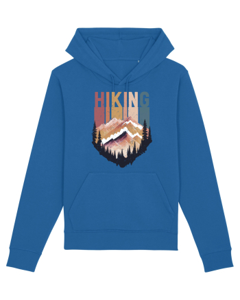 in stil grunge - Hiking emblem Royal Blue
