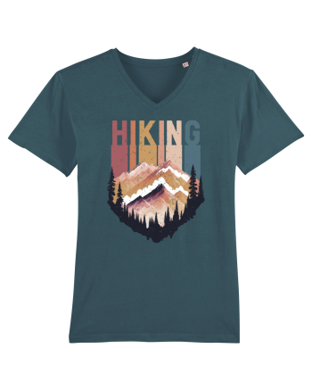 in stil grunge - Hiking emblem Stargazer