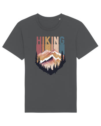 in stil grunge - Hiking emblem Anthracite