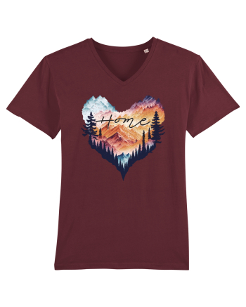 in stil grunge - Home Burgundy