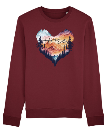 in stil grunge - Home Burgundy