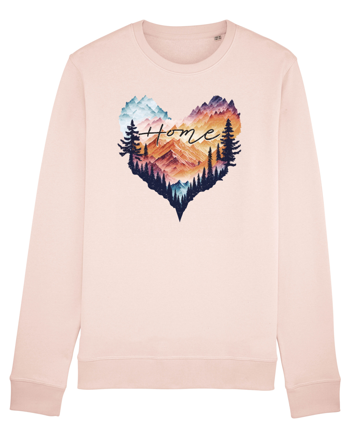 Bluză mânecă lungă Unisex Rise Candy Pink
