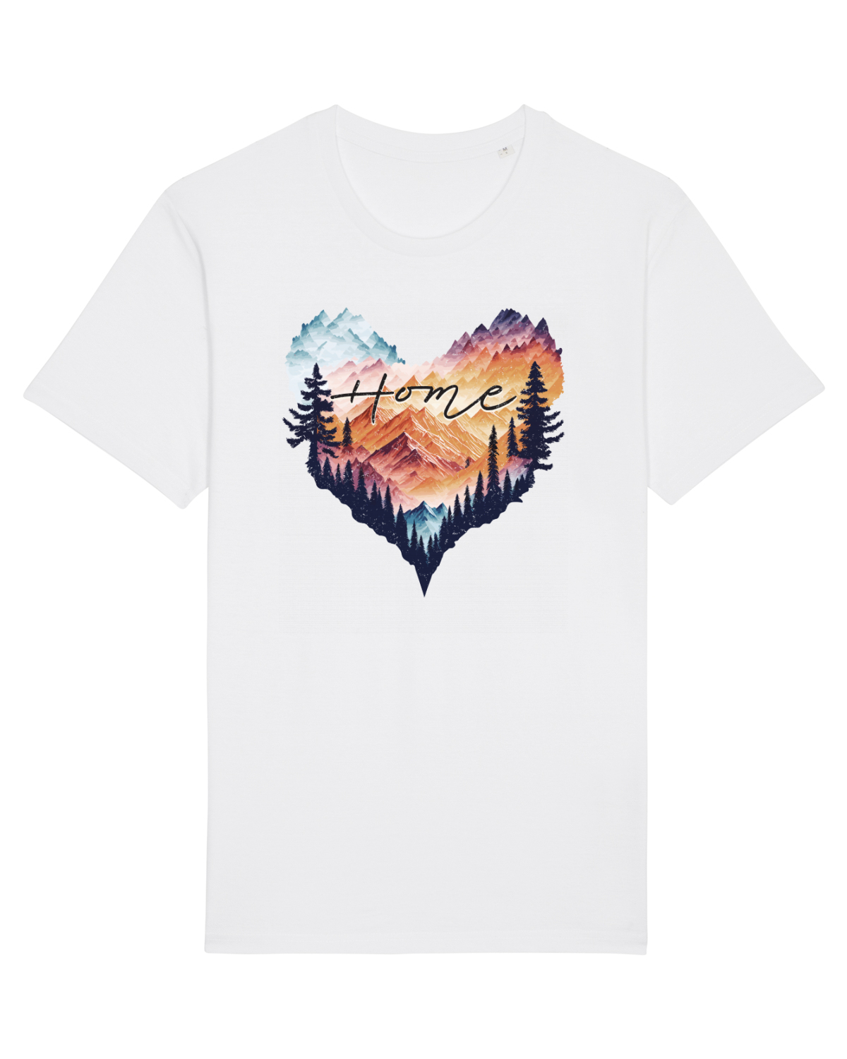 Tricou mânecă scurtă Unisex Rocker White