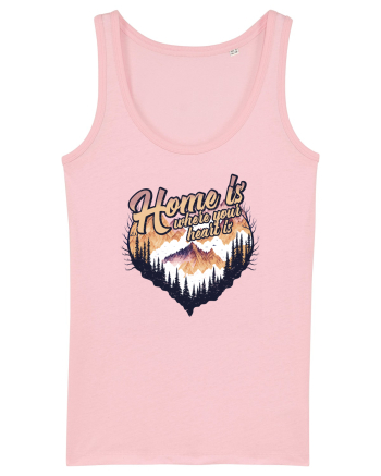 in stil grunge - Home is where your heart is Cotton Pink