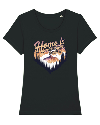 in stil grunge - Home is where your heart is Black