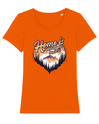 in stil grunge - Home is where your heart is Bright Orange