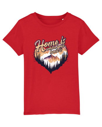 in stil grunge - Home is where your heart is Red