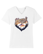 in stil grunge - Home is where your heart is Tricou mânecă scurtă guler V Bărbat Presenter