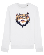 in stil grunge - Home is where your heart is Bluză mânecă lungă Unisex Rise