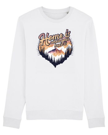 in stil grunge - Home is where your heart is White