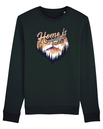 in stil grunge - Home is where your heart is Black