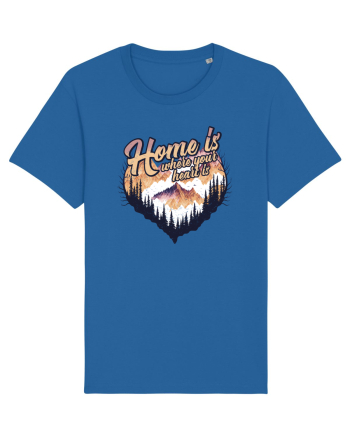 in stil grunge - Home is where your heart is Royal Blue