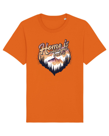 in stil grunge - Home is where your heart is Bright Orange