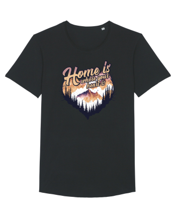 in stil grunge - Home is where your heart is Black